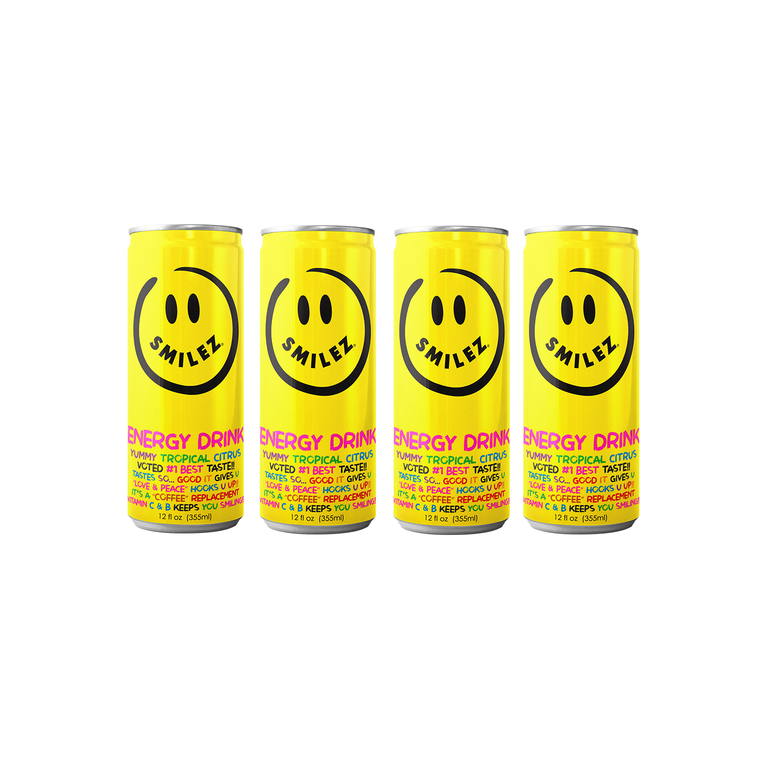 DAY IN DA LIFE !! (4 Pack) TROPICAL CITRUS!! – SmilezEnergyDrink