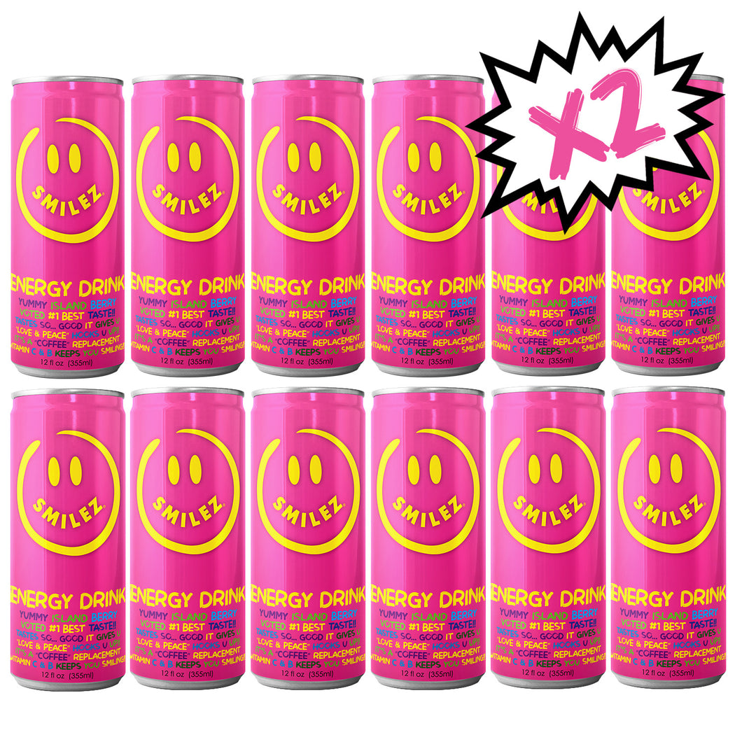 HAPPY ALL DA TIME!! (24 Pack) ISLAND BERRY!!