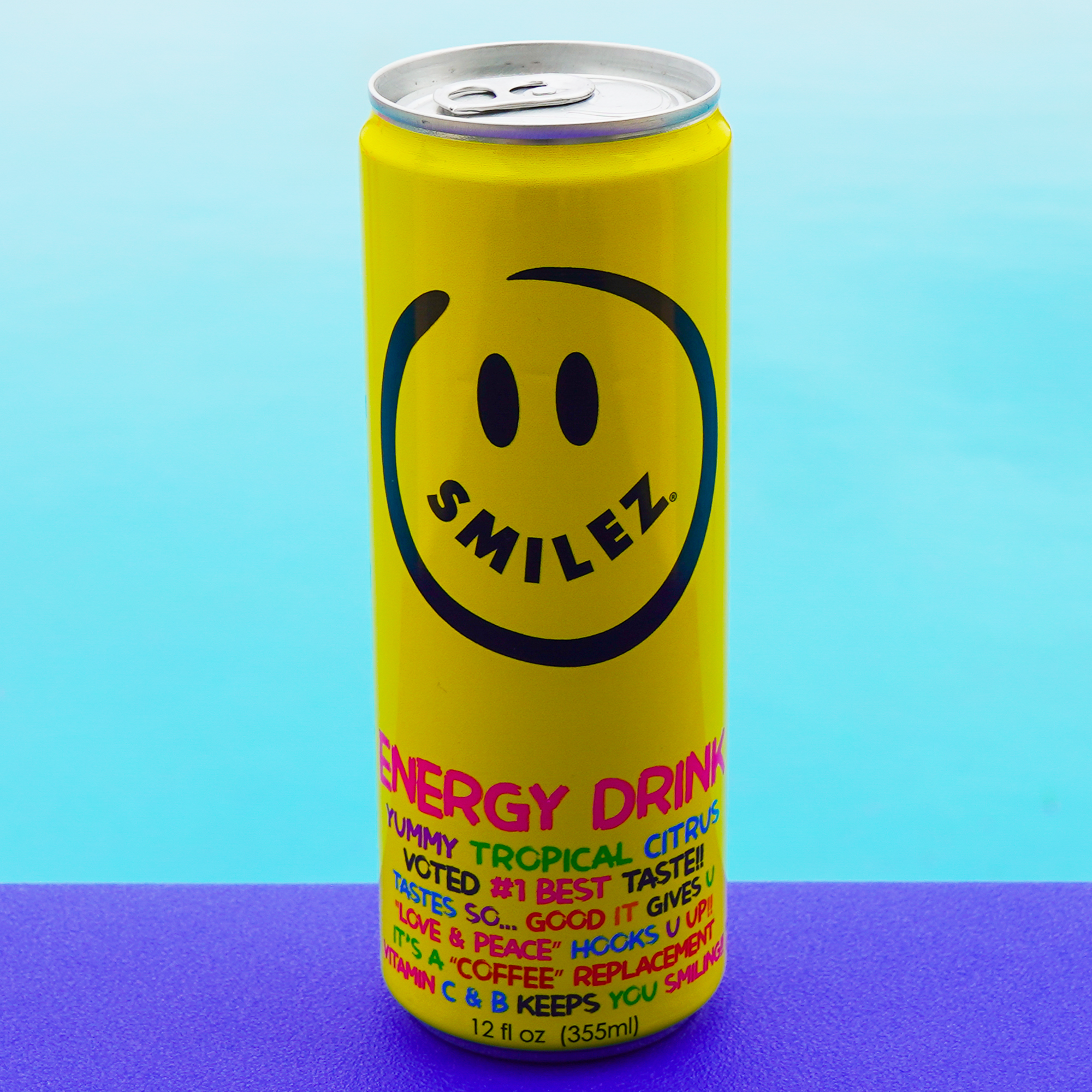HAPPY ALL DA TIME!! (24 Pack) TROPICAL CITRUS!! – SmilezEnergyDrink